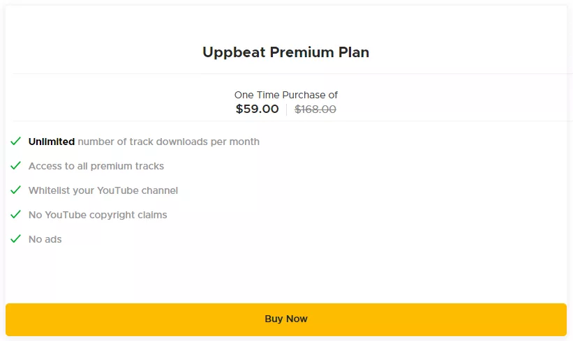 Uppbeat AppSumo Pricing