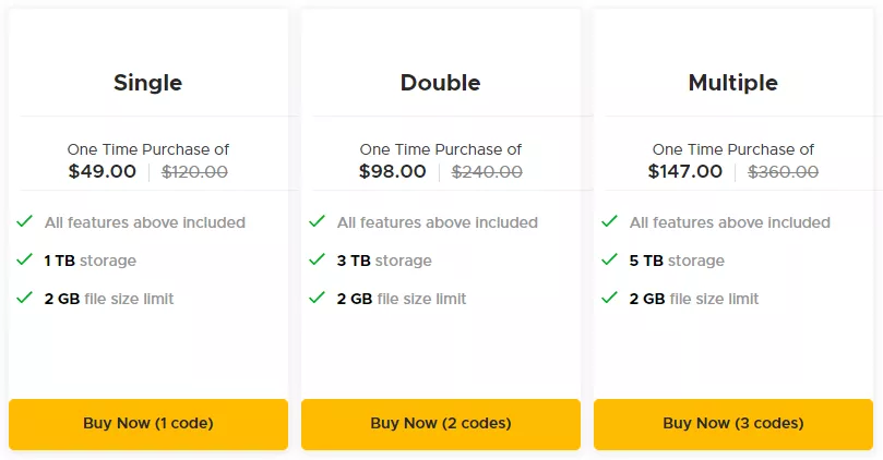 Treasure AppSumo Pricing