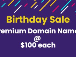 Birthday Domain Names Sale