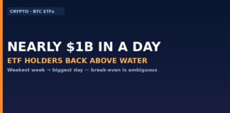Bitcoin ETFs nearly $1B Monday inflows — Jamoraquai