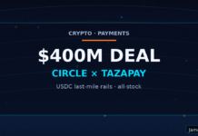 Circle to Buy Tazapay for $400M to Speed USDC Last-Mile Rails Circle to buy Tazapay for $400M to speed USDC last-mile rails — Jamoraquai