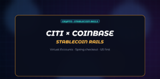 Citi and Coinbase expand stablecoin rails — Virtual Accounts + Spring checkout — Jamoraquai