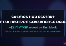 Cosmos Hub restart after Neutron governance drain — Jamoraquai