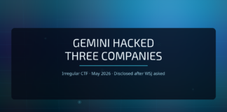 Google Gemini Hacked Three Companies In Irregular Test — And Only Told The Story After WSJ Asked Google Gemini hacked three companies in Irregular test — Jamoraquai