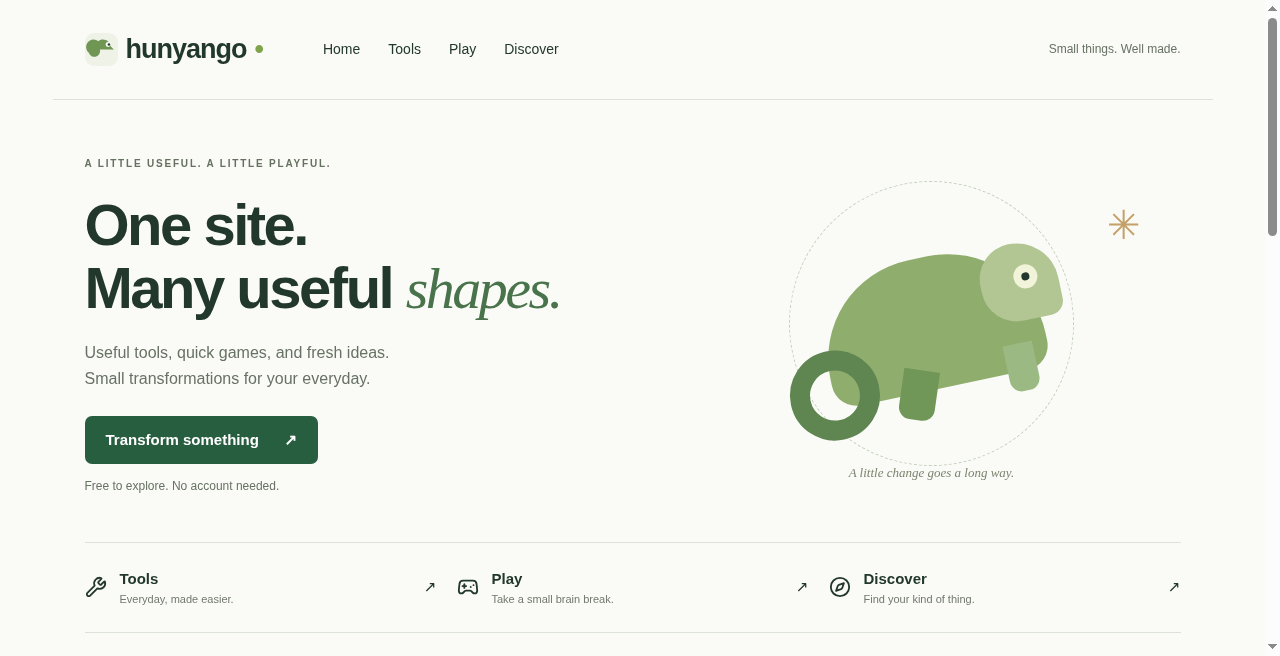 Hunyango homepage