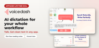 VoiceDash AppSumo Review: An AI Dictation Lifetime Deal That Has to Beat Wispr Flow VoiceDash AppSumo lifetime deal review – AI dictation that turns speech into clean text in any app.